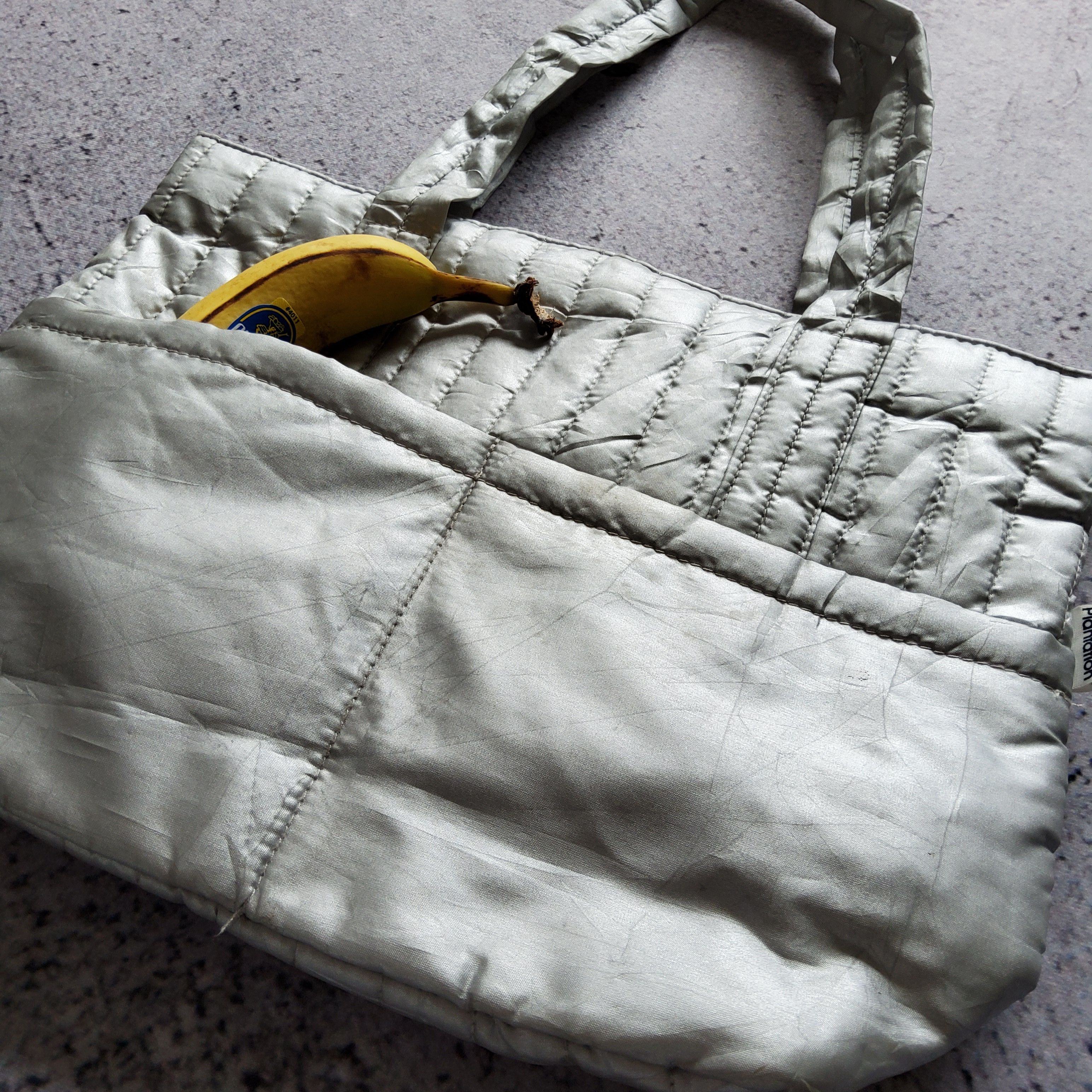 image of Issey Miyake Plantation Bag in Silver, Women's