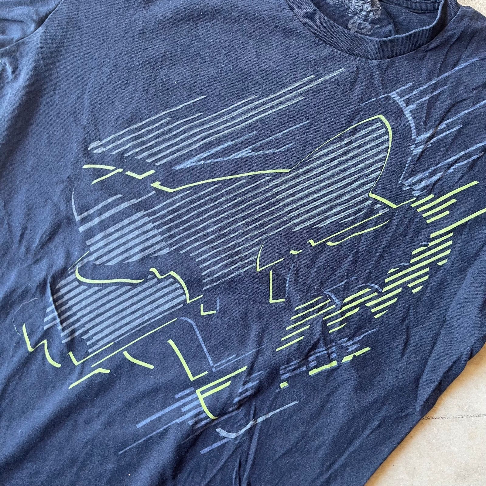 Vintage VINTAGE FOX RACING SHIRT Y2K 00S LOGO BLACK TEE MENS LARGE Size US L / EU 52-54 / 3 - 6 Thumbnail