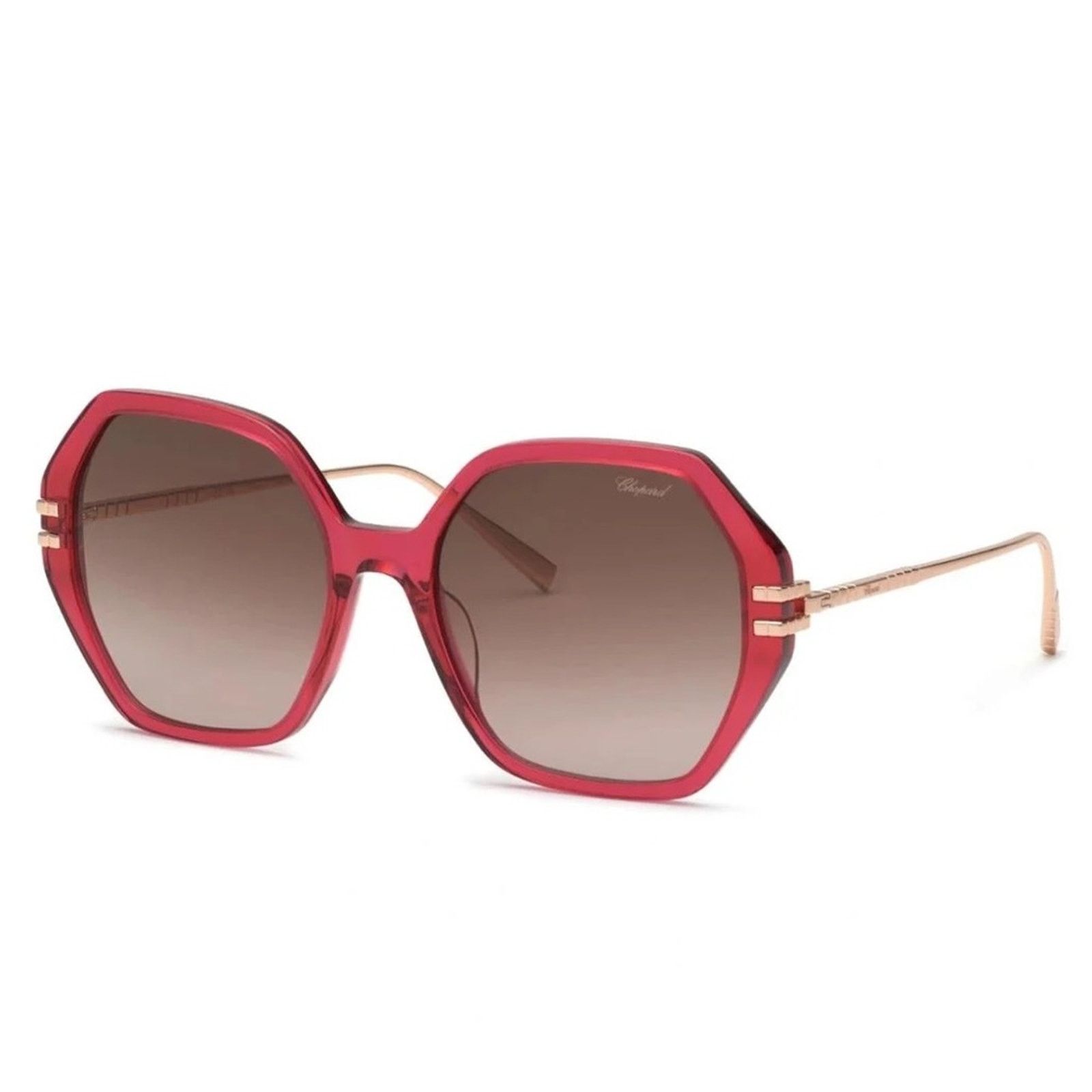 Chopard New! Chopard SCH370M 07AK Red Ice Cube Sunglasses Size ONE SIZE - 7 Thumbnail