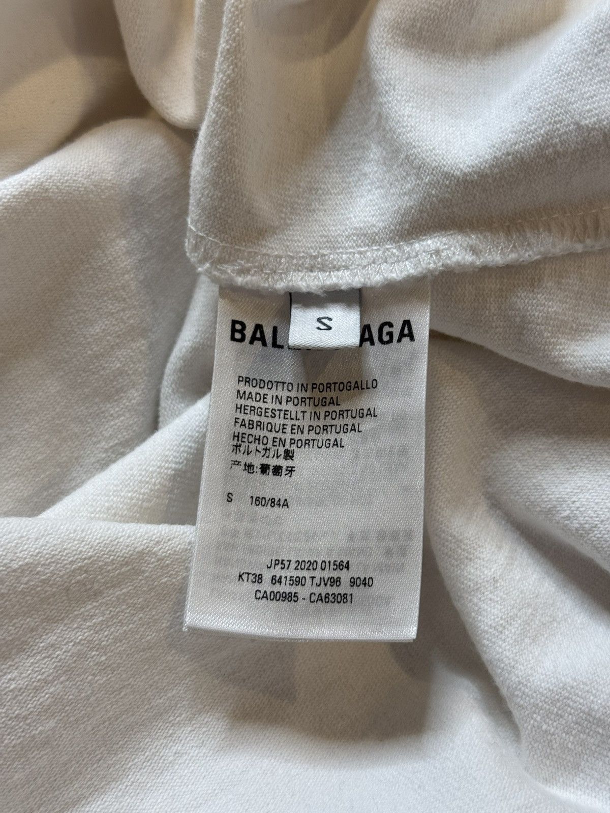 Balenciaga Balenciaga Scribble Curve Oversized Tshirt Size US S / EU 44-46 / 1 - 11 Thumbnail