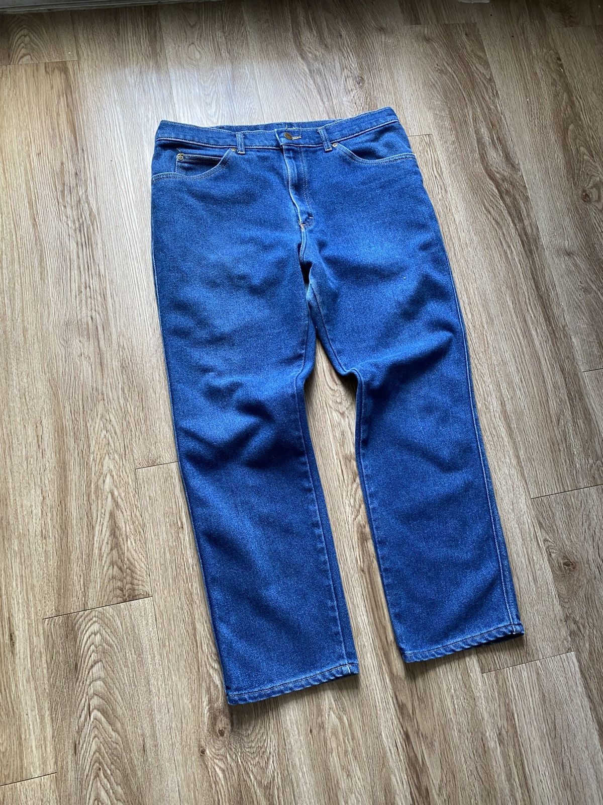 Lee True Vintage 80s Lee Denim Jeans Made in USA Size US 32 / EU 48 - 3 Thumbnail