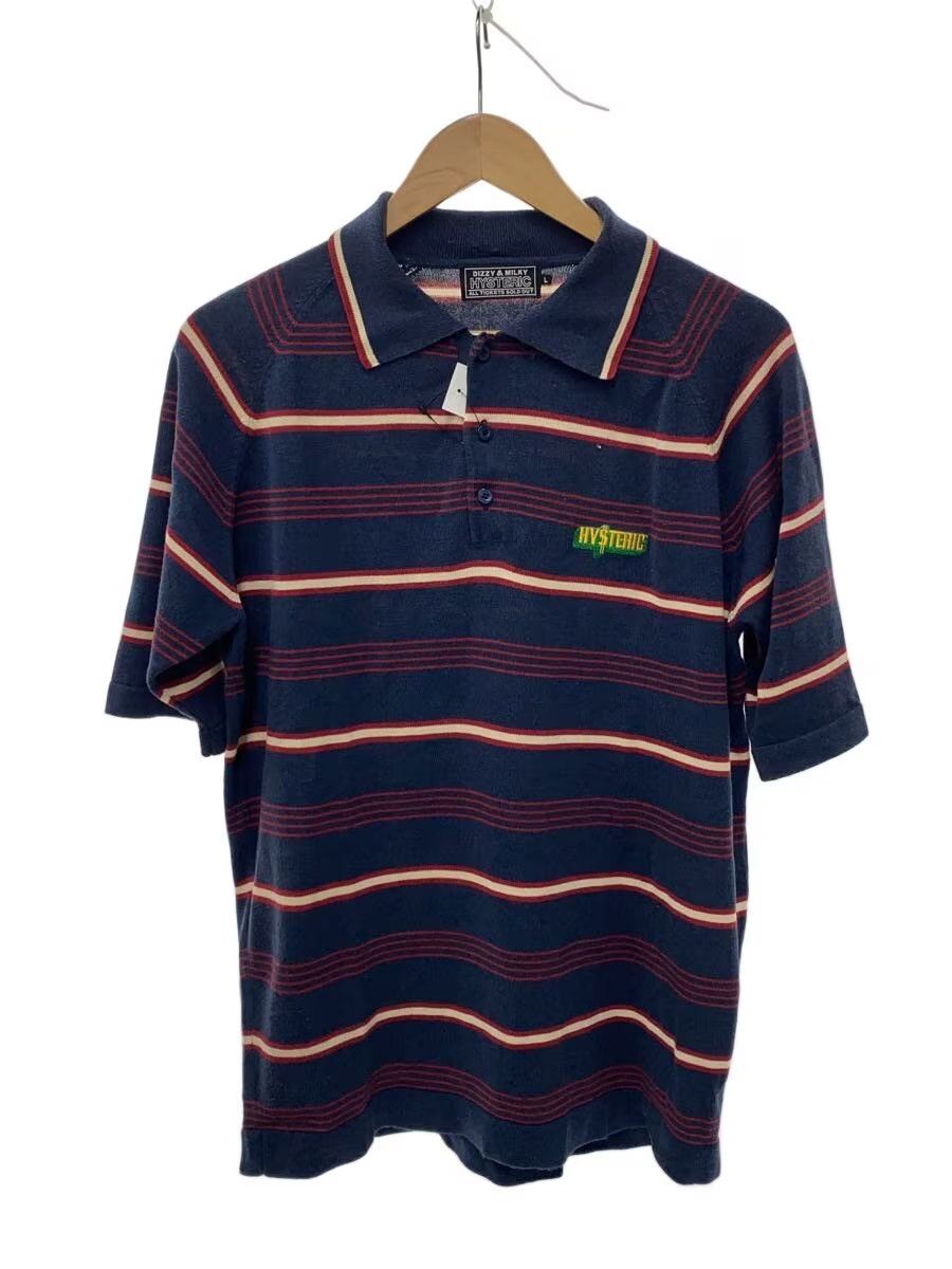 Hysteric Glamour Striped Polo Shirt Size US L / EU 52-54 / 3 - 1 Thumbnail