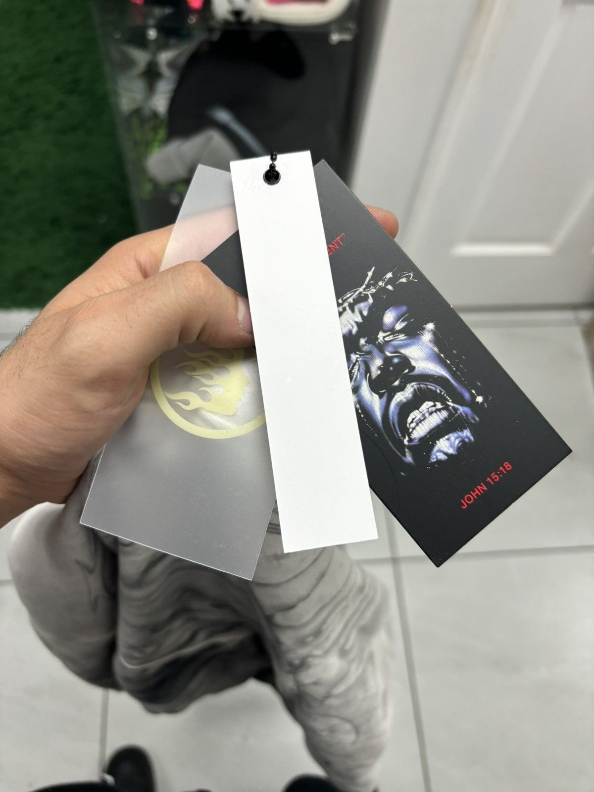 HELLSTAR Hellstar complexcon capsule 11 airbrush orge grey hoodie Size US S / EU 44-46 / 1 - 4 Thumbnail