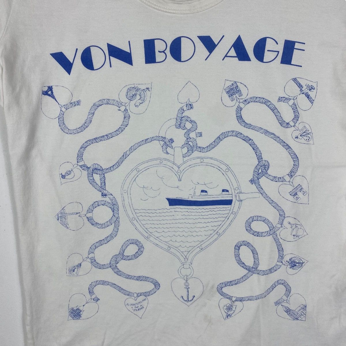 Japanese Brand × Johnbull JOHNBULL Von Boyage Japanese Brand Women Tops Tee Shirt Size ONE SIZE - 2 Thumbnail