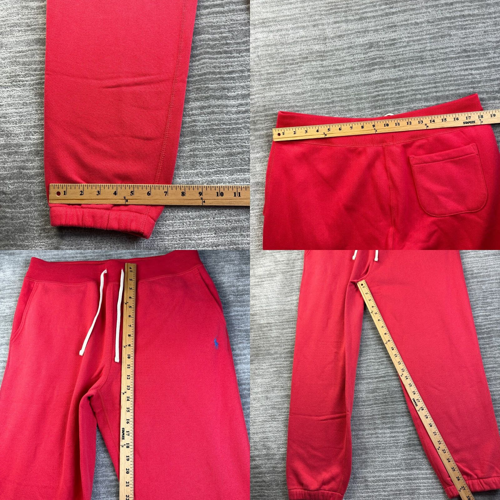 Polo Ralph Lauren Polo Ralph Lauren Pants Mens Extra Large Red Sweatpants Pony Cuffed Size US XL / EU 56 / 4 - 8 Thumbnail