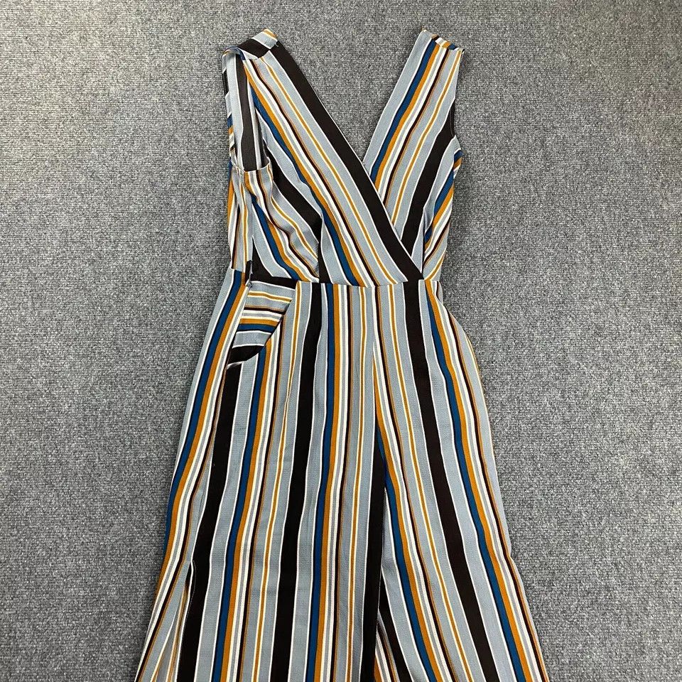 Other Monteau Jumpsuit Women's Medium Striped Sleeveless Size 34" / US 12 / IT 48 - 2 Thumbnail