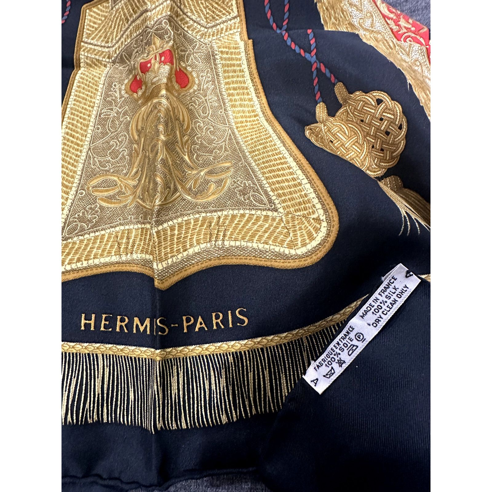 Hermes HERMES Carre 90 Poste et Cavalerie 100% Silk Scarf Box EUC Size ONE SIZE - 4 Thumbnail