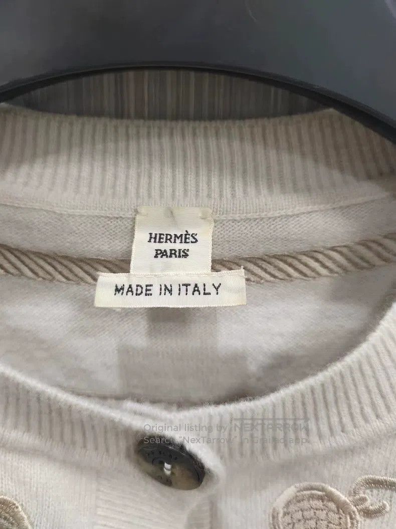 Hermes Hermes Knitted Short Jacket Size XS / US 0-2 / IT 36-38 - 3 Thumbnail