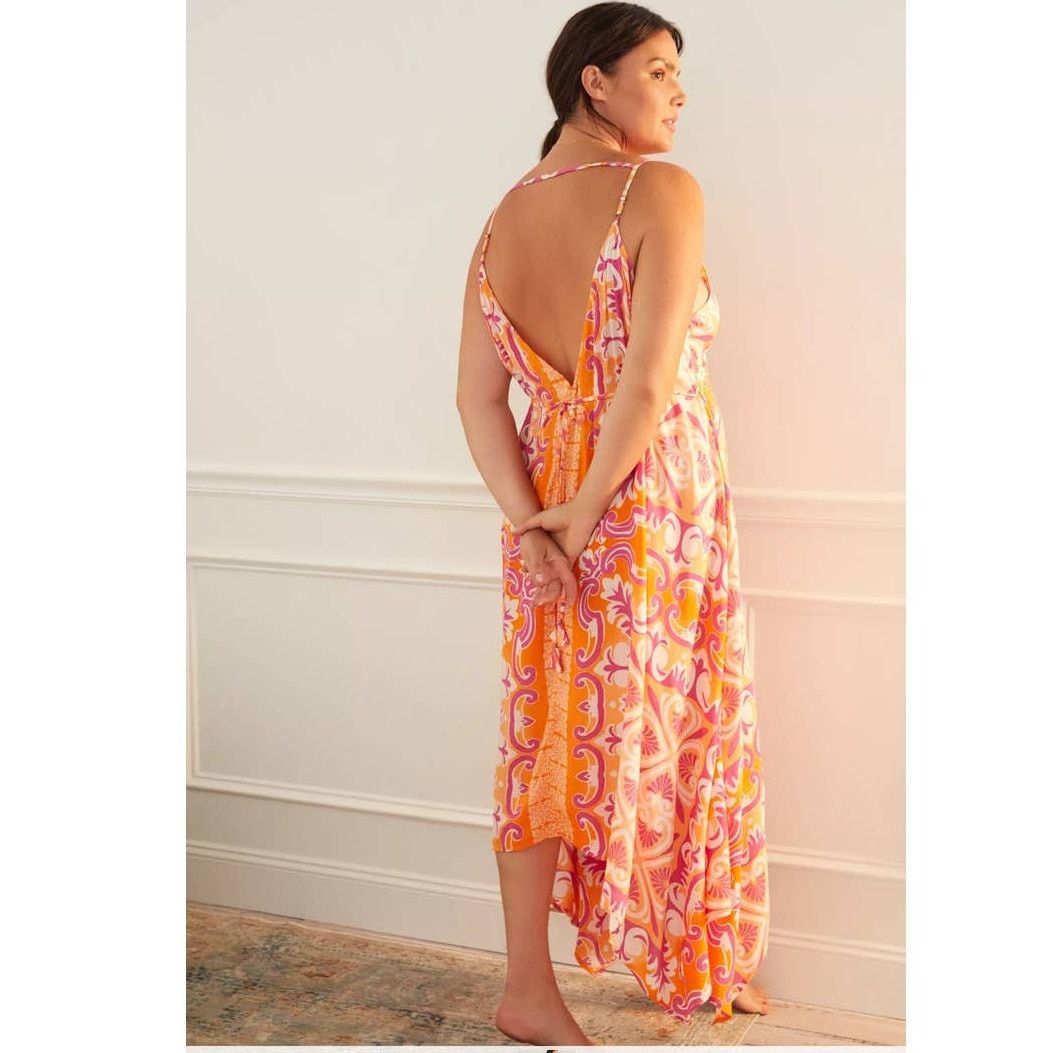 Anthropologie Anthropologie Abstract Midi Cover-Up Dress $120 PLUS 1X Size XXL / US 16-18 / IT 52-54 - 3 Thumbnail