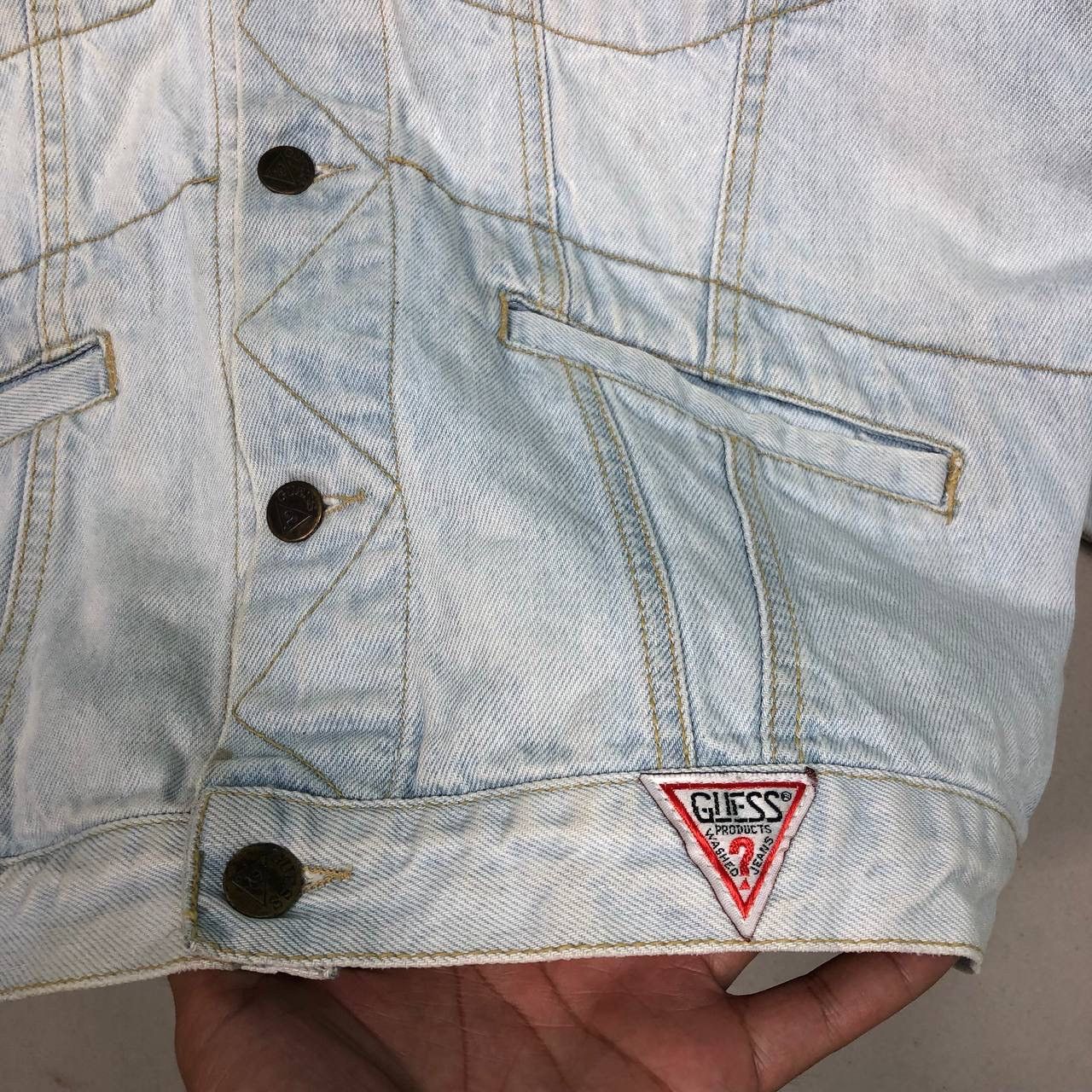 Georges Marciano × Guess × Vintage Vintage Guess by Geoges Marciano Denim Acid Washed Jacket Size US S / EU 44-46 / 1 - 5 Thumbnail