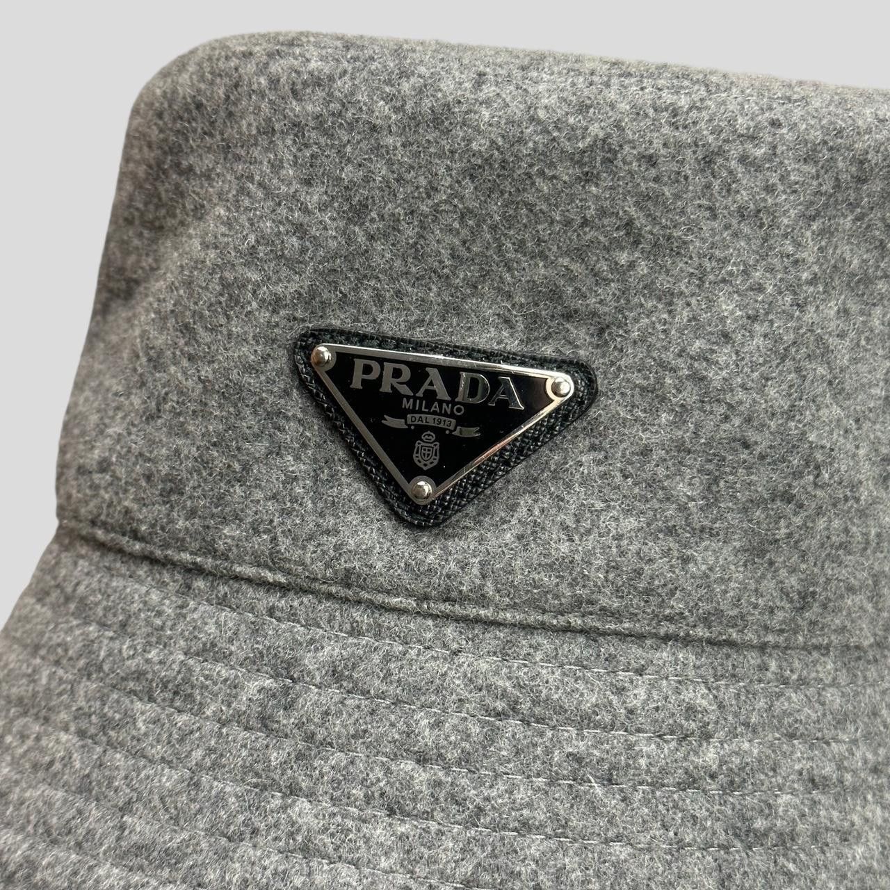 Prada Prada Milano Wool Bucket Hat - M/L Size ONE SIZE - 5 Thumbnail