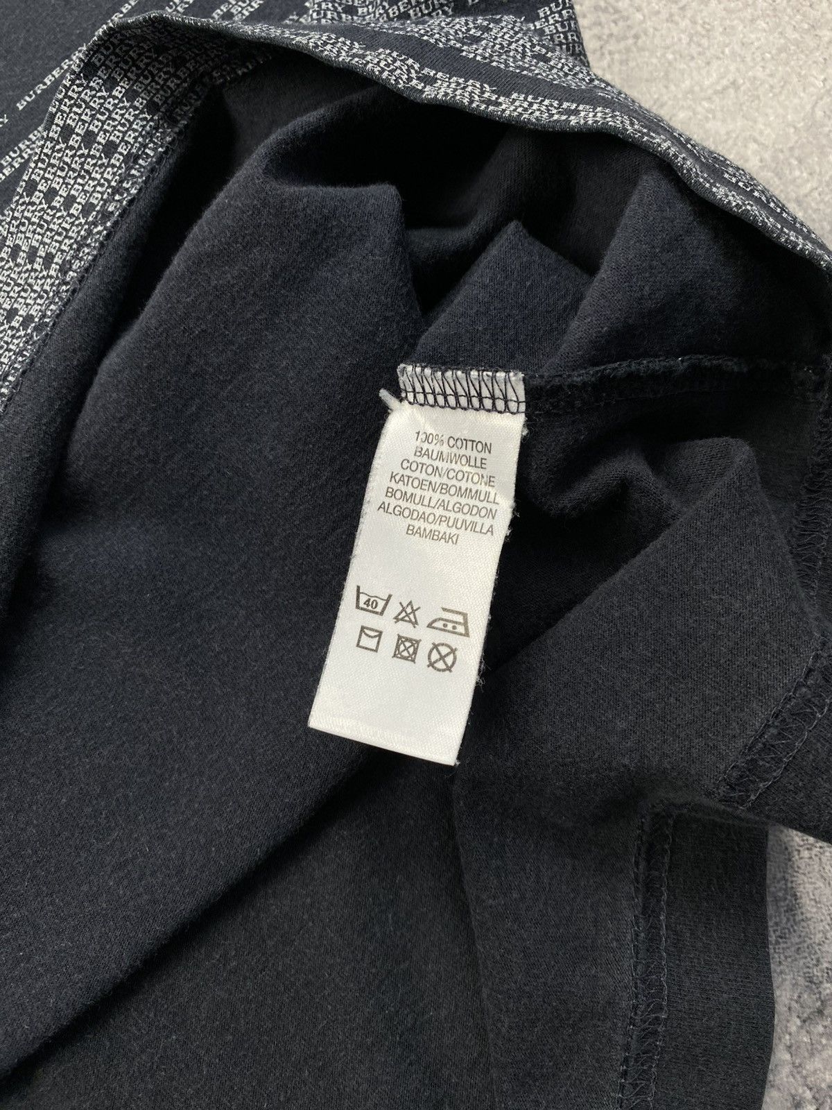 Burberry Vintage Burberry T-Shirt Monogram Striped Rare Blue Tee Size US XL / EU 56 / 4 - 7 Thumbnail