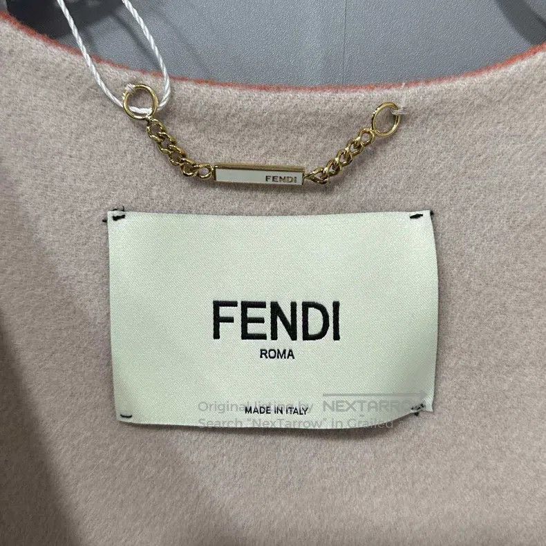 Fendi Fendi Fox Fur Trimmed Cloak Long Coat Size XXS / US 00 / IT 34 - 4 Thumbnail