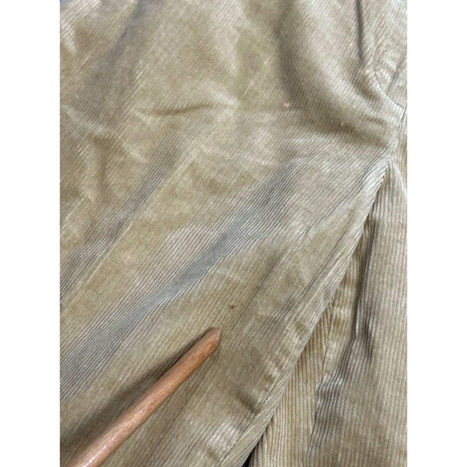 Brooks Brothers Brooks Brothers Corduroy Pants Womens 4 Beige Cotton Wide Leg Mid Rise Stretch Waist 28 Inseam 32 Flat Front Regular Style Dress Pants Vintage No Size 27" / US 4 / IT 40 - 2 Thumbnail