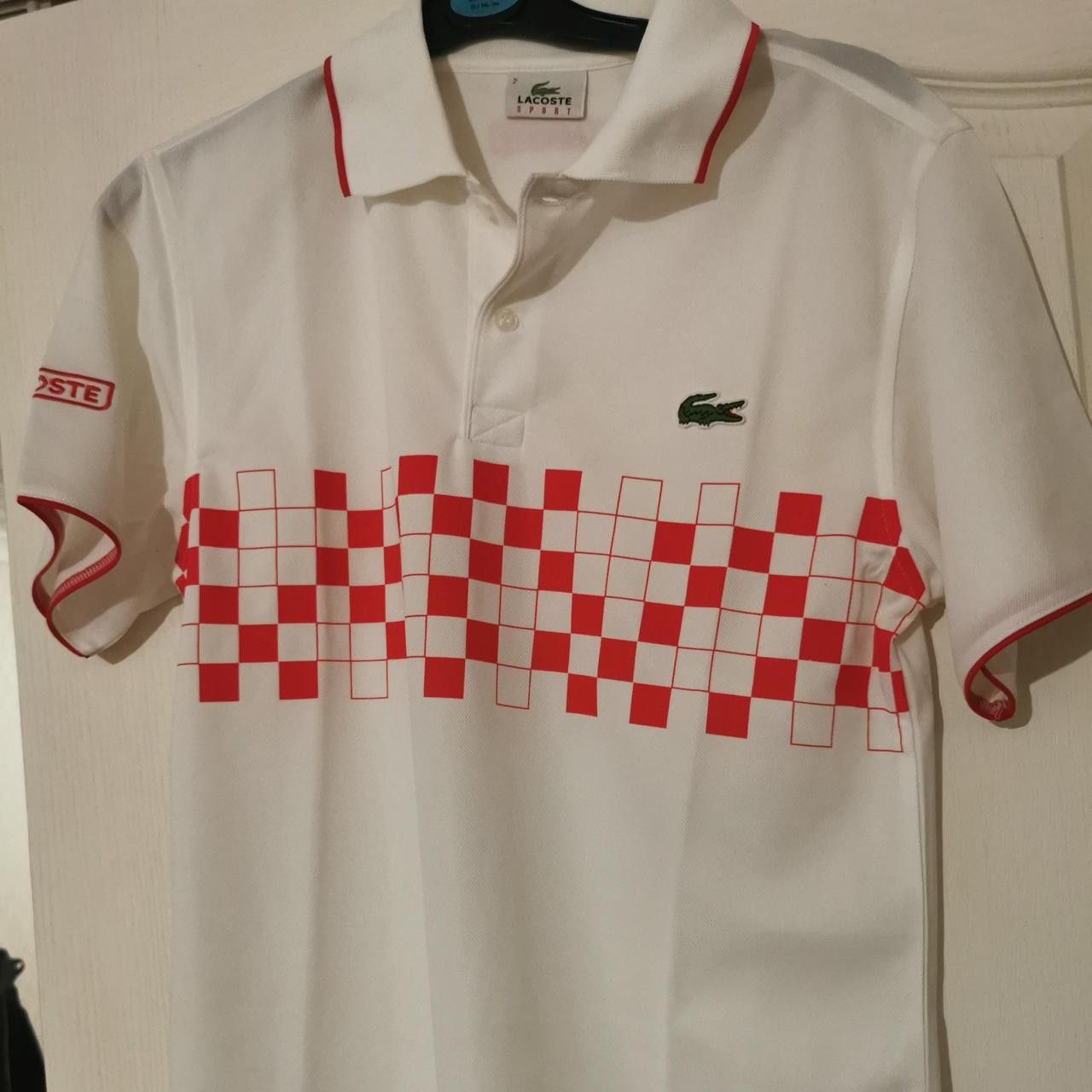 Lacoste Lacoste izod size extra small polo shirt - Red & White Check Size US XS / EU 42 / 0 - 2 Thumbnail