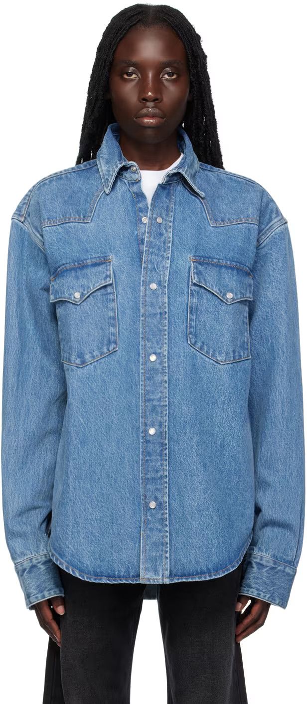 VTMNTS VTMNTS Western Denim Shirt Size US L / EU 52-54 / 3 - 1 Thumbnail