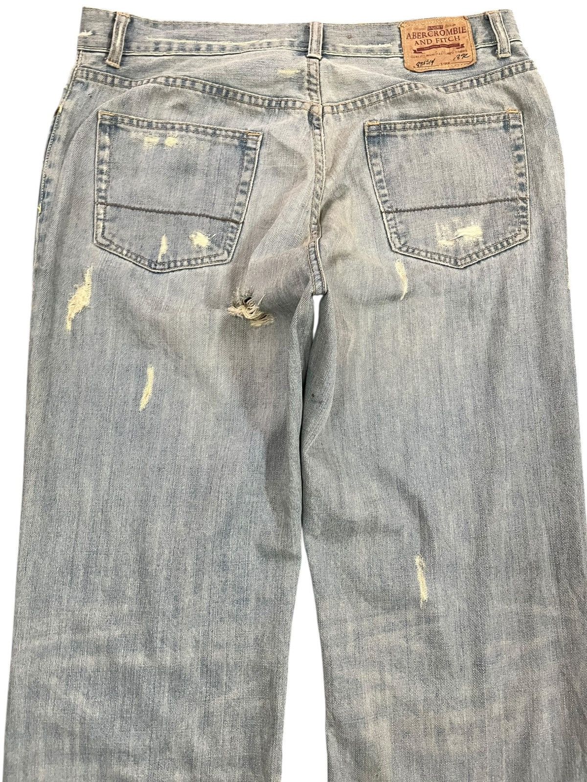 Abercrombie & Fitch × If Six Was Nine Vintage Abercrombie&Fitch Baggy Faded Grunge Distress Denim Size US 35 - 7 Thumbnail