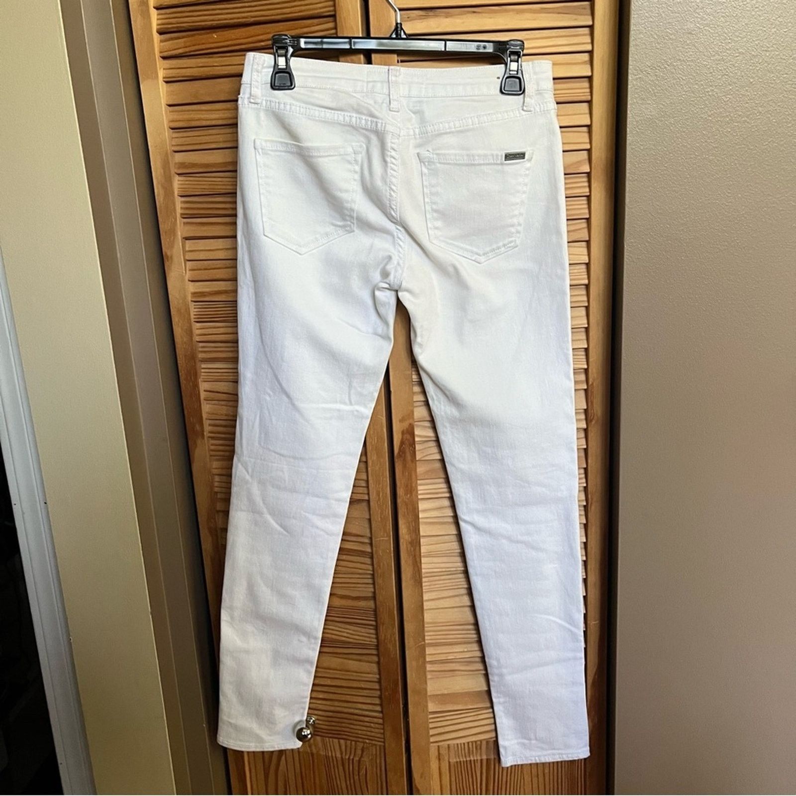 Other Dear John Women's Size 27 White Denim Jeans Regular Fit Size 27" / US 4 / IT 40 - 4 Thumbnail