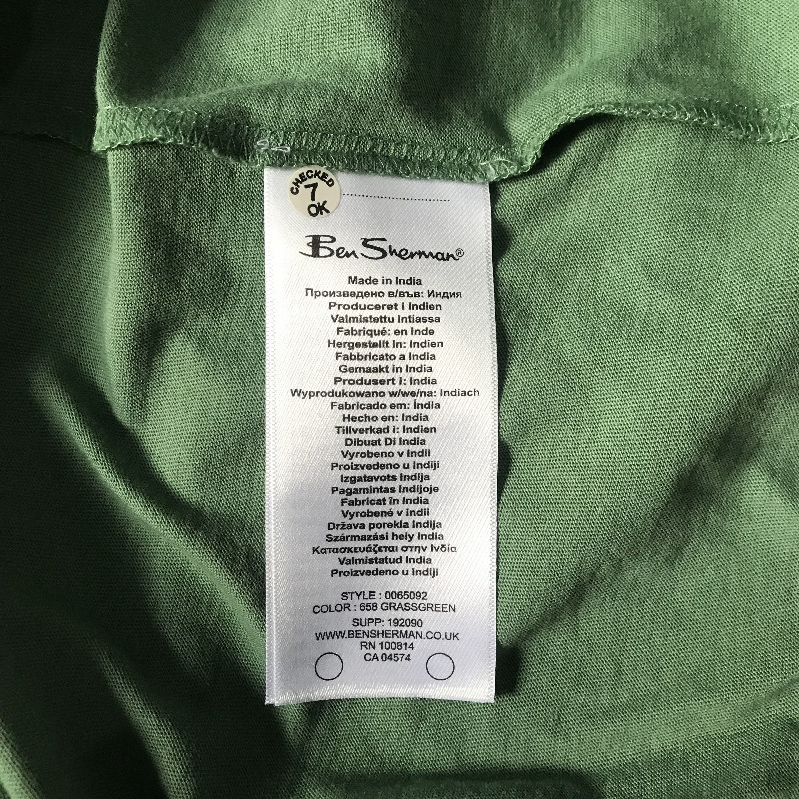Ben Sherman Ben Sherman Signature logo tshirt Grass Green Size XL Bnwt Size US XL / EU 56 / 4 - 7 Thumbnail