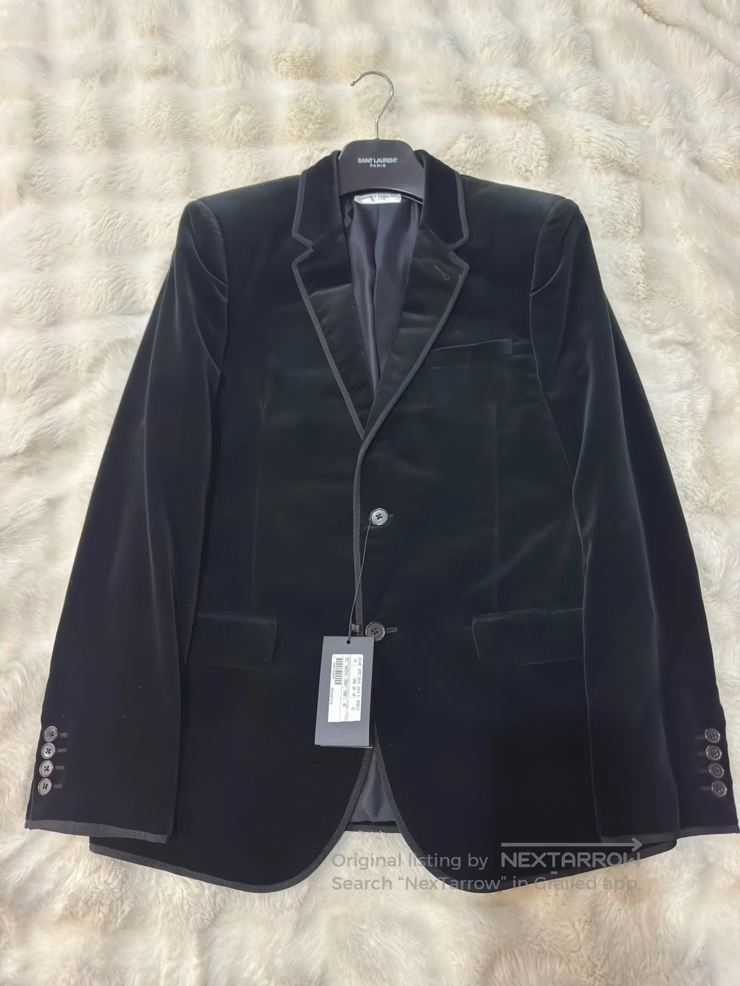 Saint Laurent Paris Saint Laurent Paris Original Year Black Velvet Suit| Size US M / EU 48-50 / 2 - 1 Thumbnail