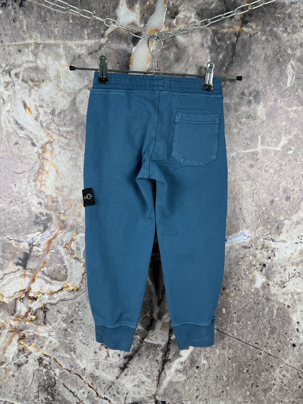 Stone Island Stone Island Junior Boys Sweatpants Teal LogPatch Size 4/104 Size US 26 / EU 42 - 11 Thumbnail