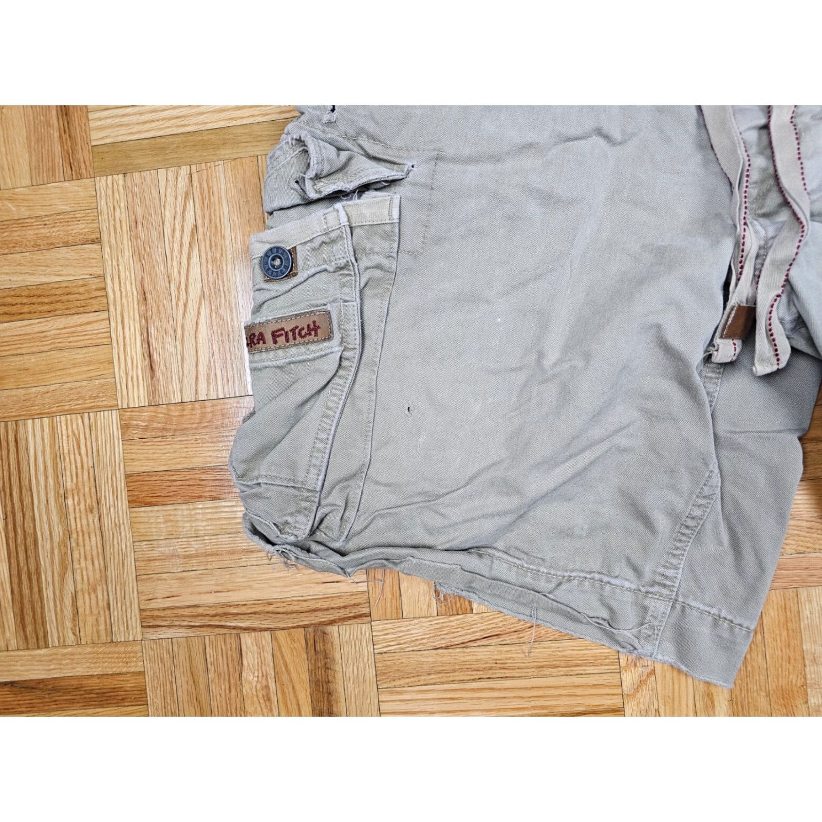 Vintage VINTAGE Ezra Abercrombie Fitch Cargo Shorts MEN'S 30 PARATROOPER MILITARY Distressed Brown Cargo PANTS Mens Size US 30 / EU 46 - 4 Thumbnail