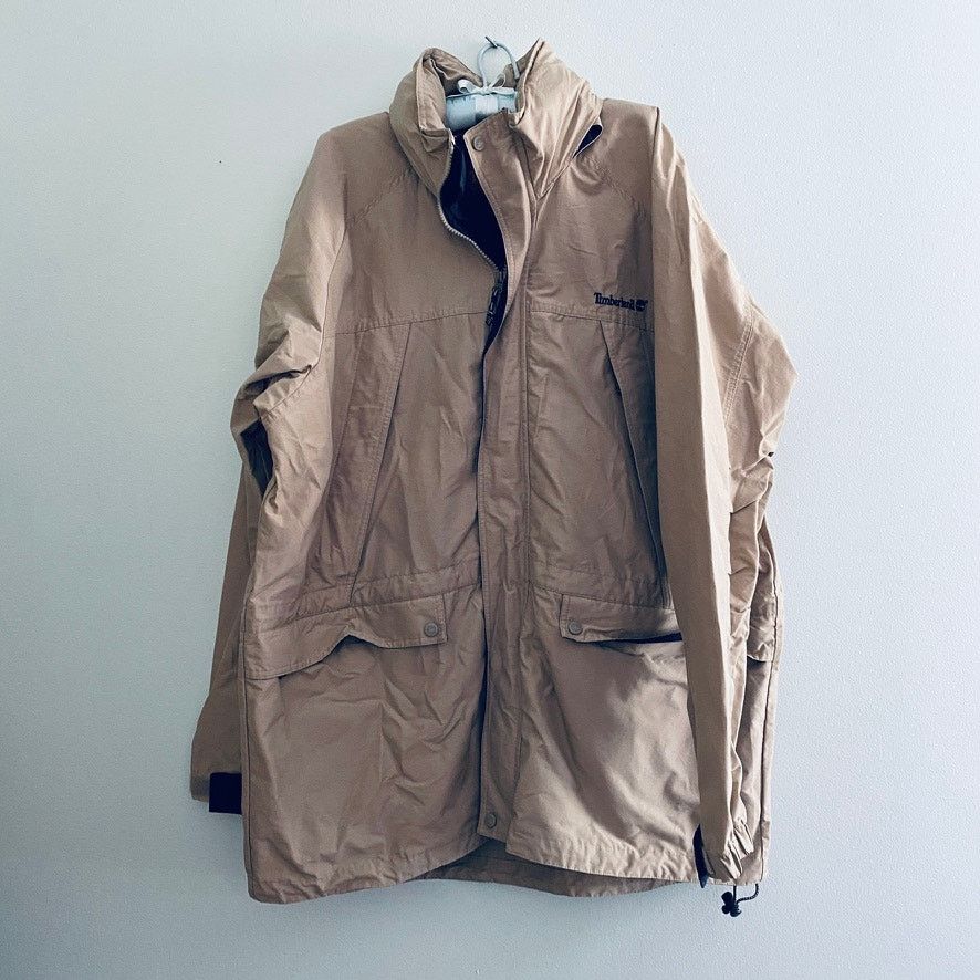 Timberland Timberland khaki windbreaker jacket Size US XL / EU 56 / 4 - 2 Thumbnail