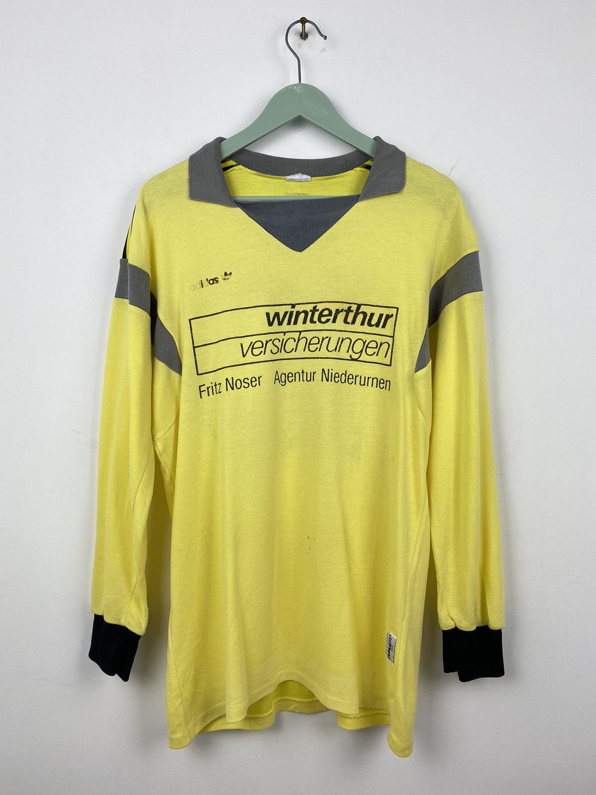Adidas Vintage Adidas Winterthur #10 1980s Soccer Jersey Ventex Size US L / EU 52-54 / 3 - 2 Thumbnail
