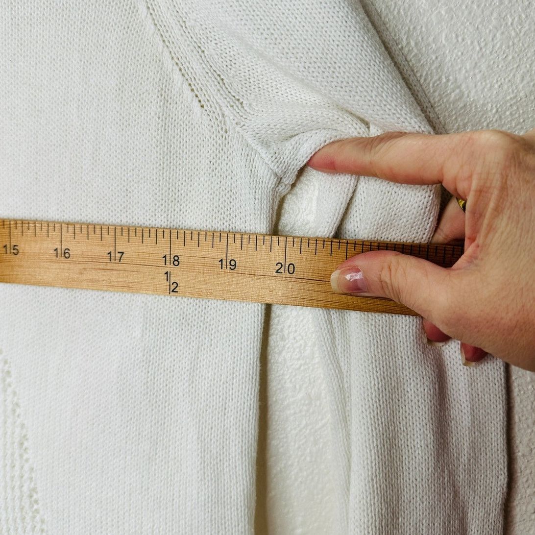 Billabong Billabong Boat Neck High Low Shark Knit Pattern Sweater M Size M / US 6-8 / IT 42-44 - 15 Thumbnail