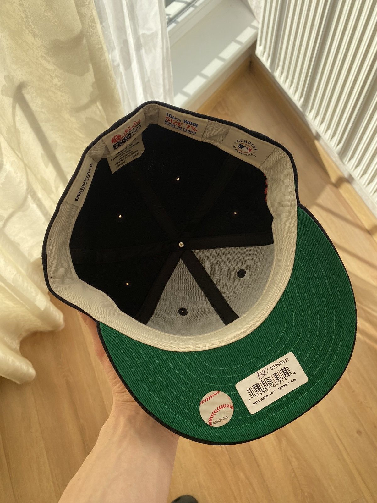 Essentials × New Era 7 5/8 New Era Fear of God Essentials Fitted Cap 59FIFTY Size ONE SIZE - 6 Thumbnail