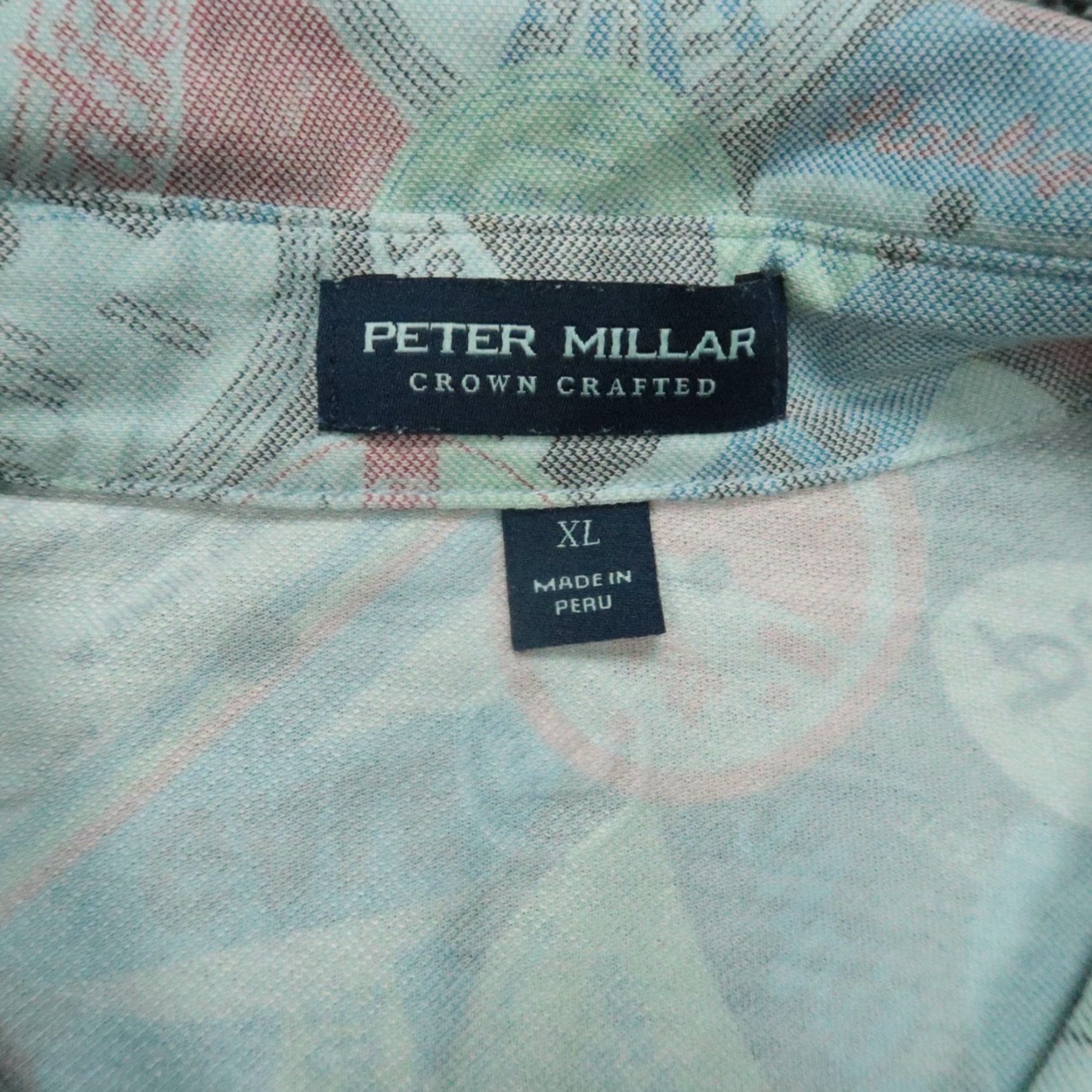 Peter Millar Peter Millar Crown Crafted Shirt Mens Extra Large Blue XL Crown Crafted Peter Millar Shirt Size US XL / EU 56 / 4 - 3 Thumbnail