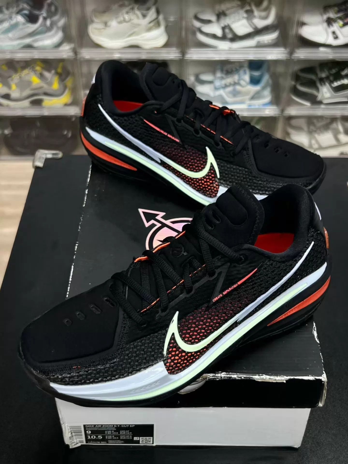 Nike NIKE GT CUT 1 Black Red 42.5 OG Box good condition Size US 9.5 / EU 42-43 - 1 Thumbnail