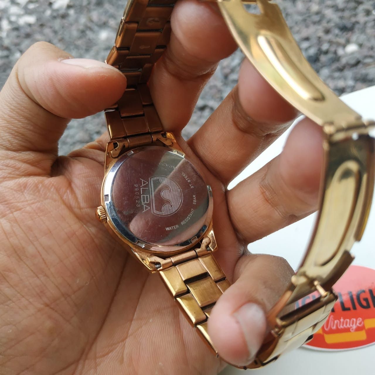 ALBA × Japanese Brand × Vintage Vintage watch alba gold Size ONE SIZE - 5 Thumbnail