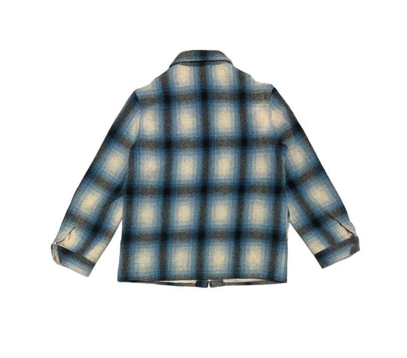 Japanese Brand Vintage Japanese Brand Zipper Wool Flannel Shirt Jacket Size US S / EU 44-46 / 1 - 2 Thumbnail