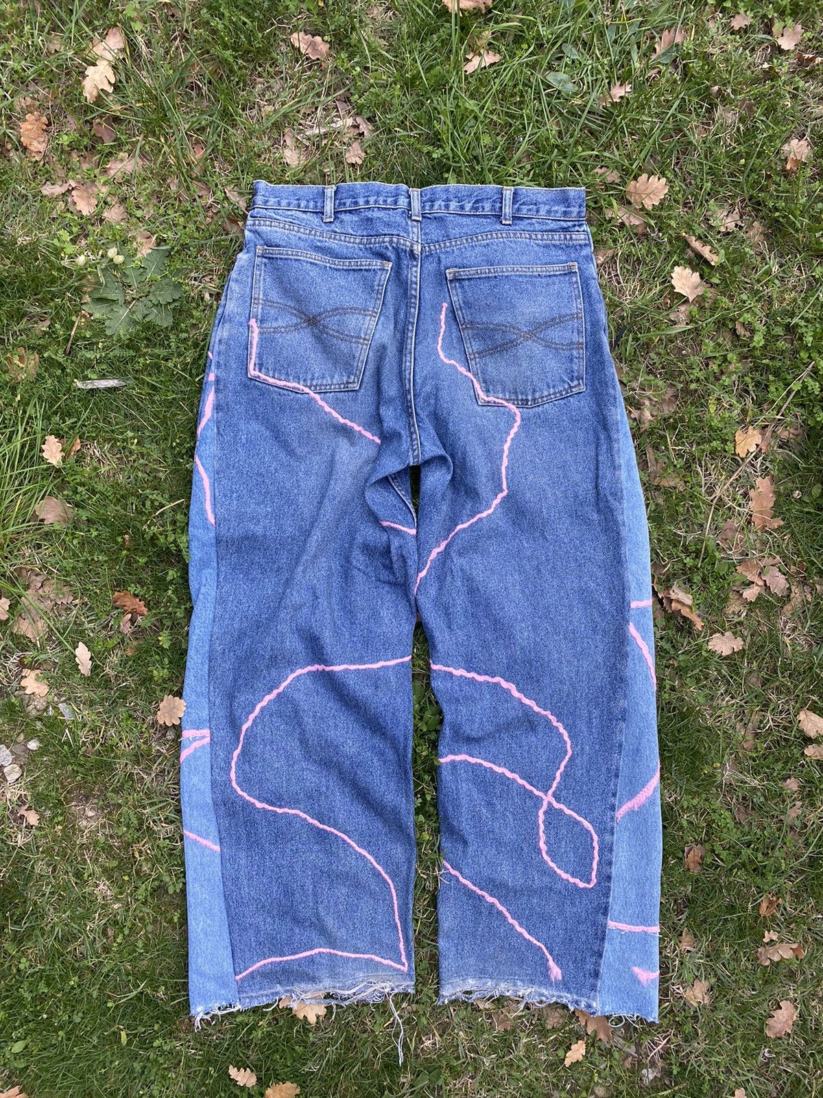 Vintage Baggy jeans custom Size US 33 - 5 Thumbnail