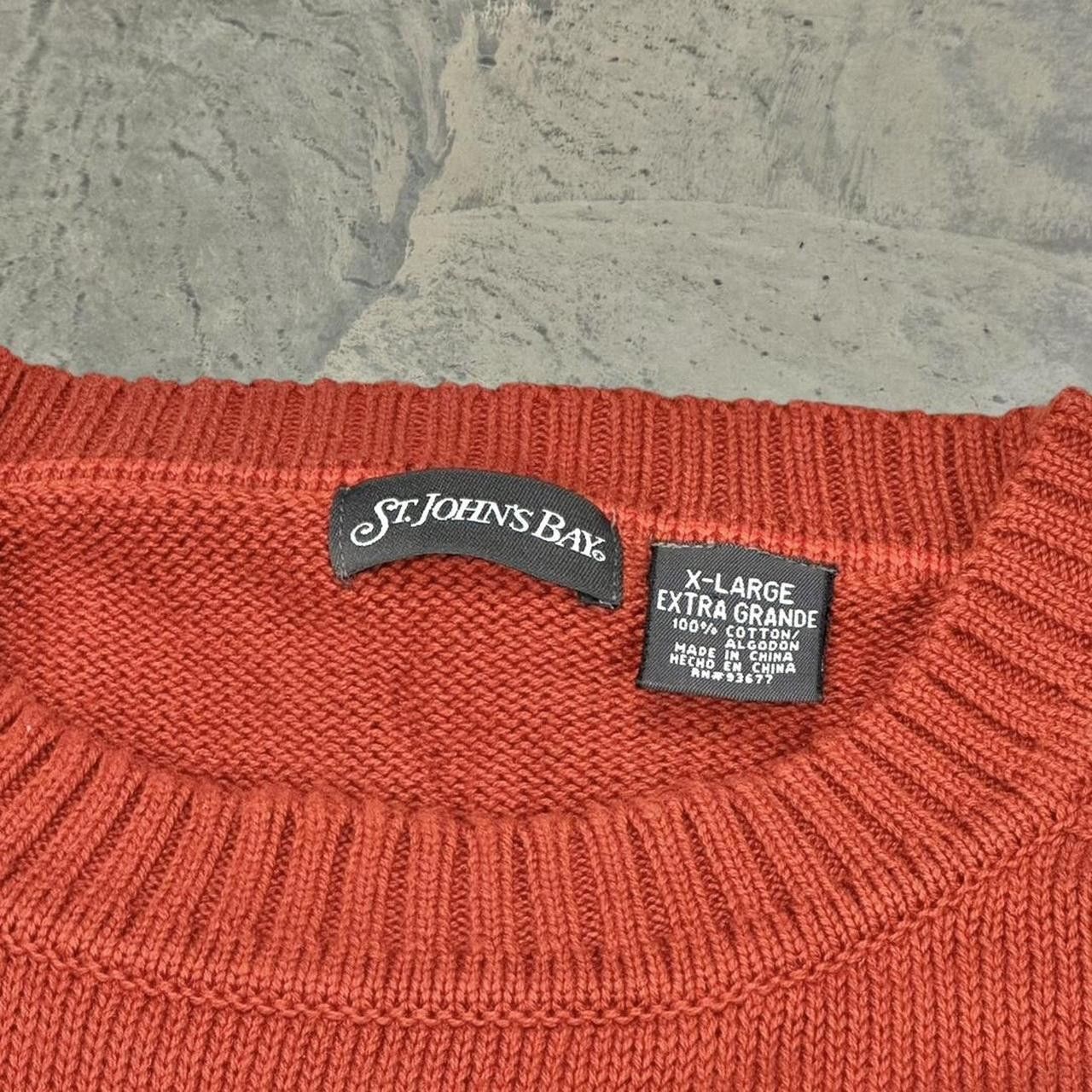 St. Johns Bay × Vintage Vintage 90s St. John’s Bay Orange Acrylic Sweater Size US XL / EU 56 / 4 - 5 Thumbnail