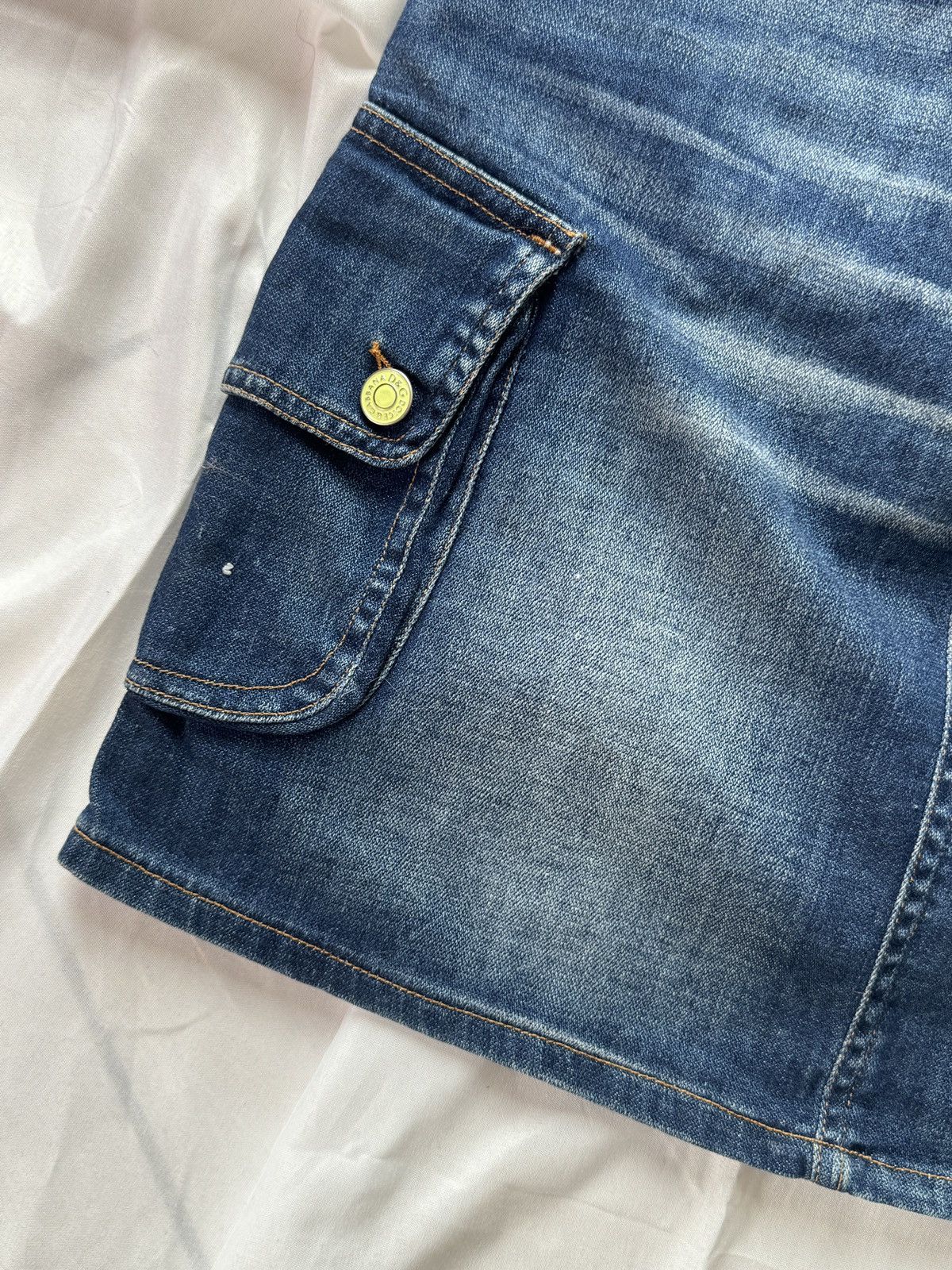 Dolce & Gabbana D&G Dolce & Gabbana Vintage Cargo Denim Skirt Size 27" / US 4 / IT 40 - 4 Thumbnail
