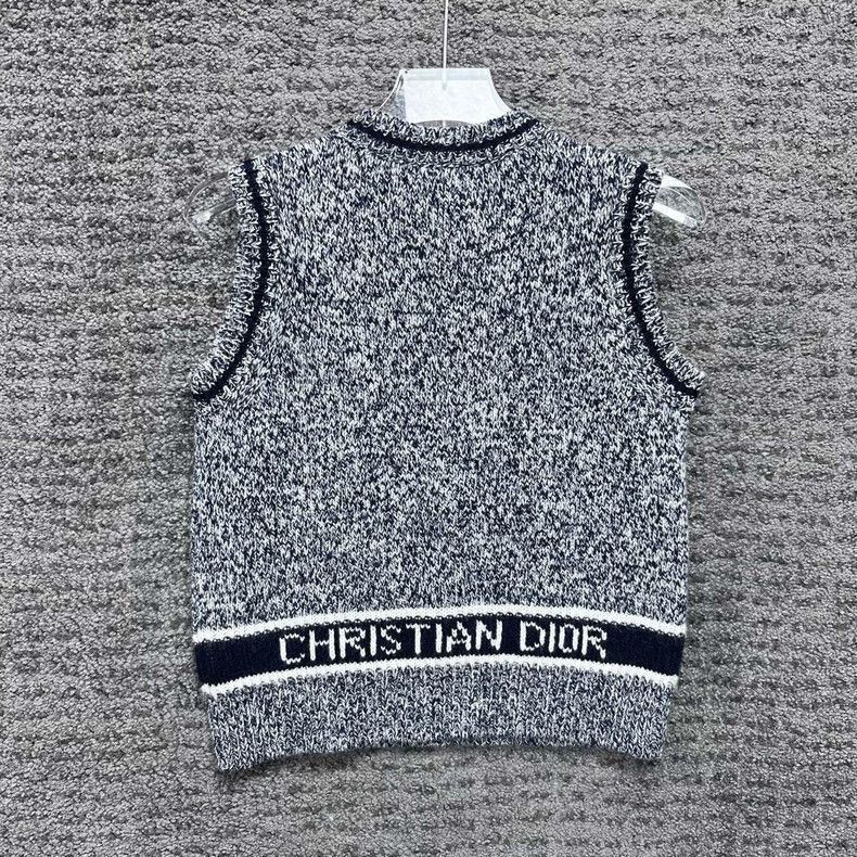 Dior DIOR Wool Knit Sleeveless Vest Size 38-2506 Size M / US 6-8 / IT 42-44 - 2 Thumbnail