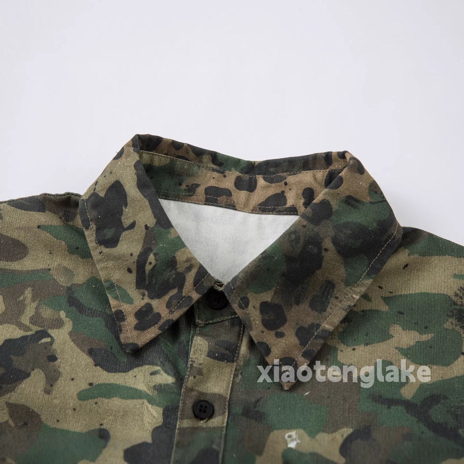 Vintage xz utility military outdoor pattern festival camo shirt Size US M / EU 48-50 / 2 - 3 Thumbnail
