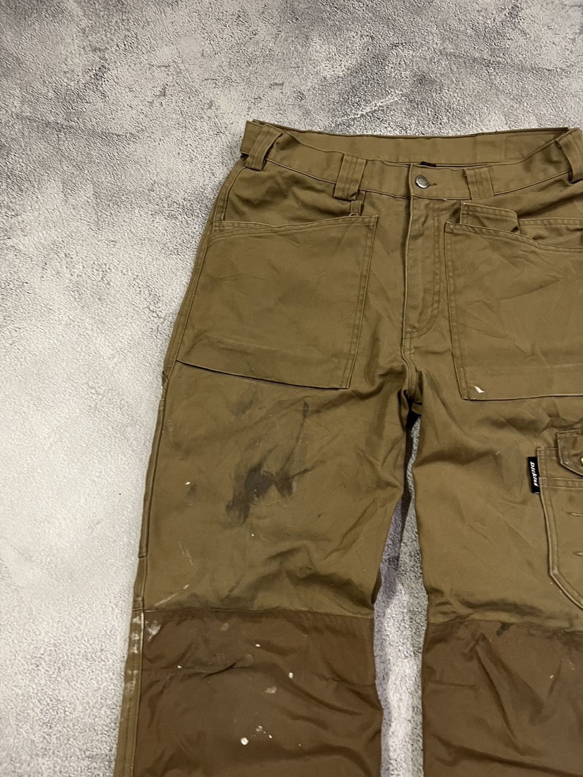 Dickies × Vintage Vintage Y2k Dickies Thrashed Faded Work Multi Pocket Jeans Size US 30 / EU 46 - 9 Thumbnail