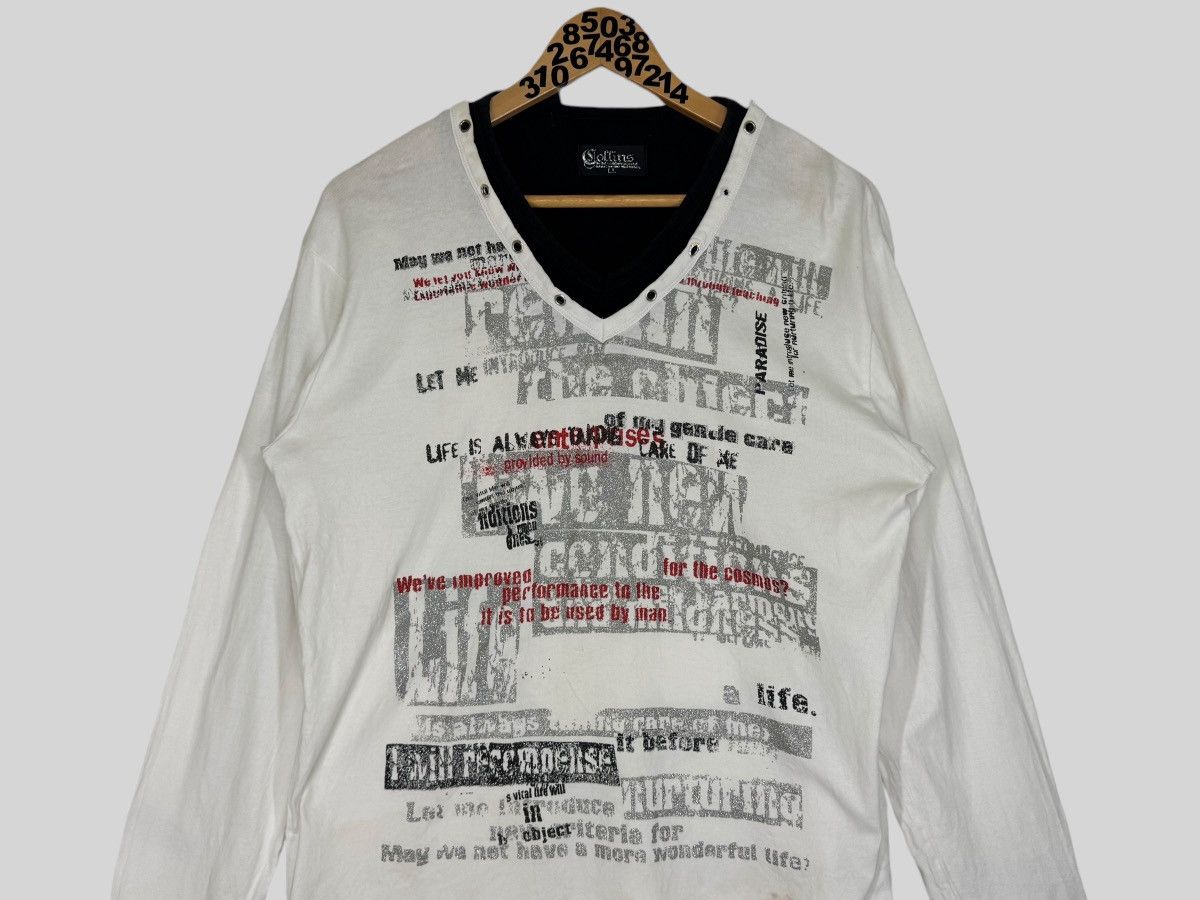 Hysteric Glamour Collins Japan Streetwear Fashion Poem Punkers Double Neck Size US M / EU 48-50 / 2 - 5 Thumbnail