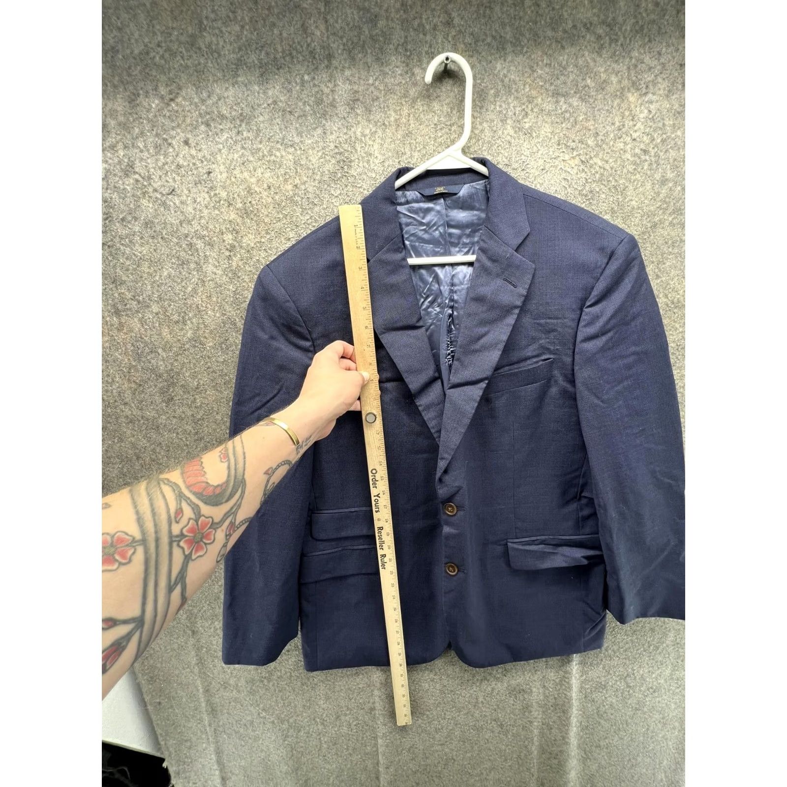 Brooks Brothers Brooks Brothers 346 Blazer Men 42S Blue Wool Sport Coat Two Button Short Formal Jacket Shirt? Size 42R - 5 Thumbnail