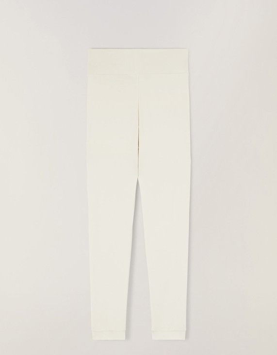 Loro Piana o1srvl11e1024 Cocooning Viscose Leggings in White Size 27" / US 4 / IT 40 - 6 Thumbnail