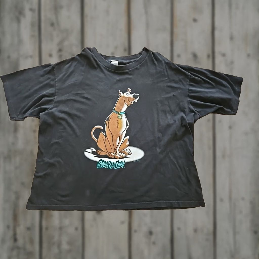 Vintage Vintage Scooby Doo WEAR R.U? Cartoon Network Tshirt Black Mens 4XL Short Sleeve Graphic Tee 1997 Decade 1990s USA Made Mens Size US XXL / EU 58 / 5 - 1 Thumbnail