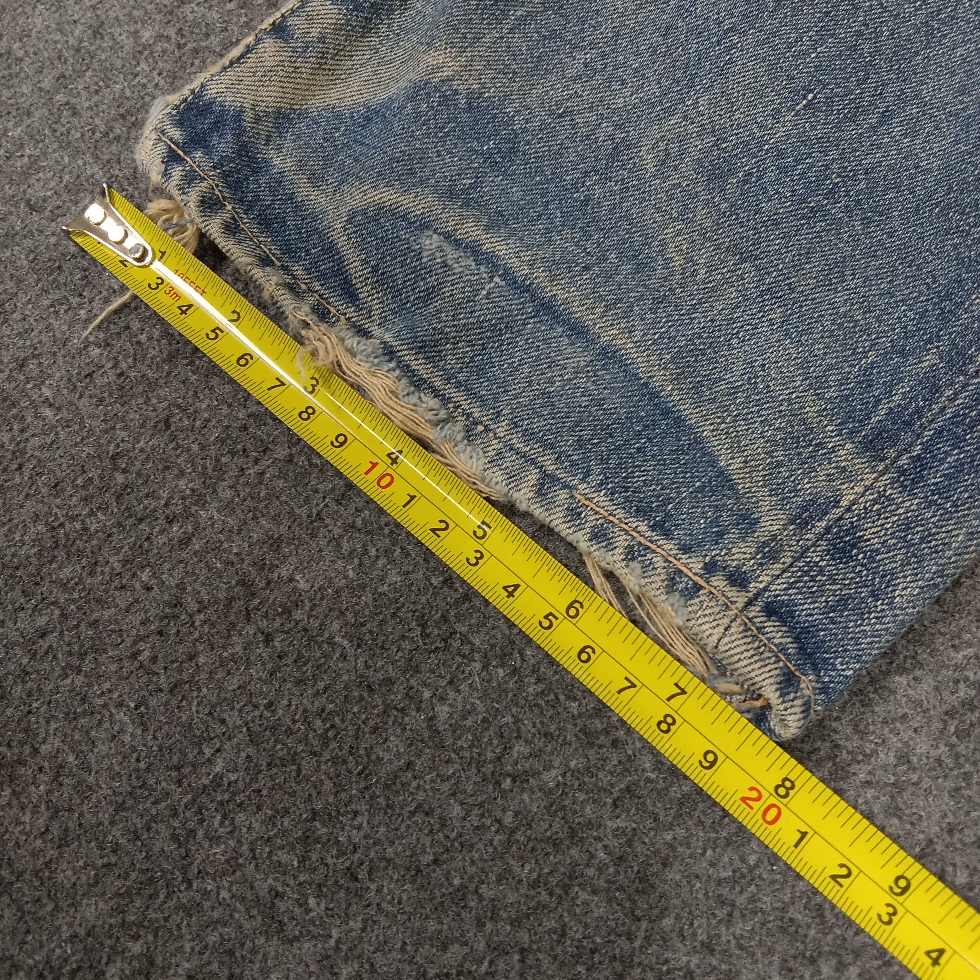 Japanese Brand × Vintage We Never Change Selvedge Fading Style Denim Jeans Size US 28 / EU 44 - 12 Thumbnail