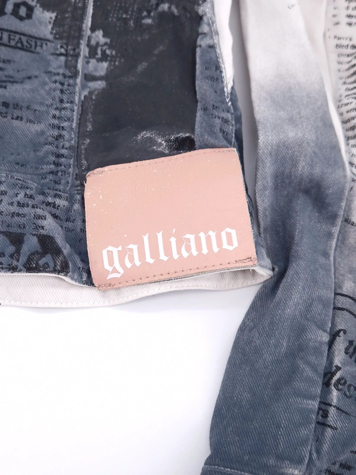 John Galliano Gazette Archive Denim Jacket Size M / US 6-8 / IT 42-44 - 8 Thumbnail