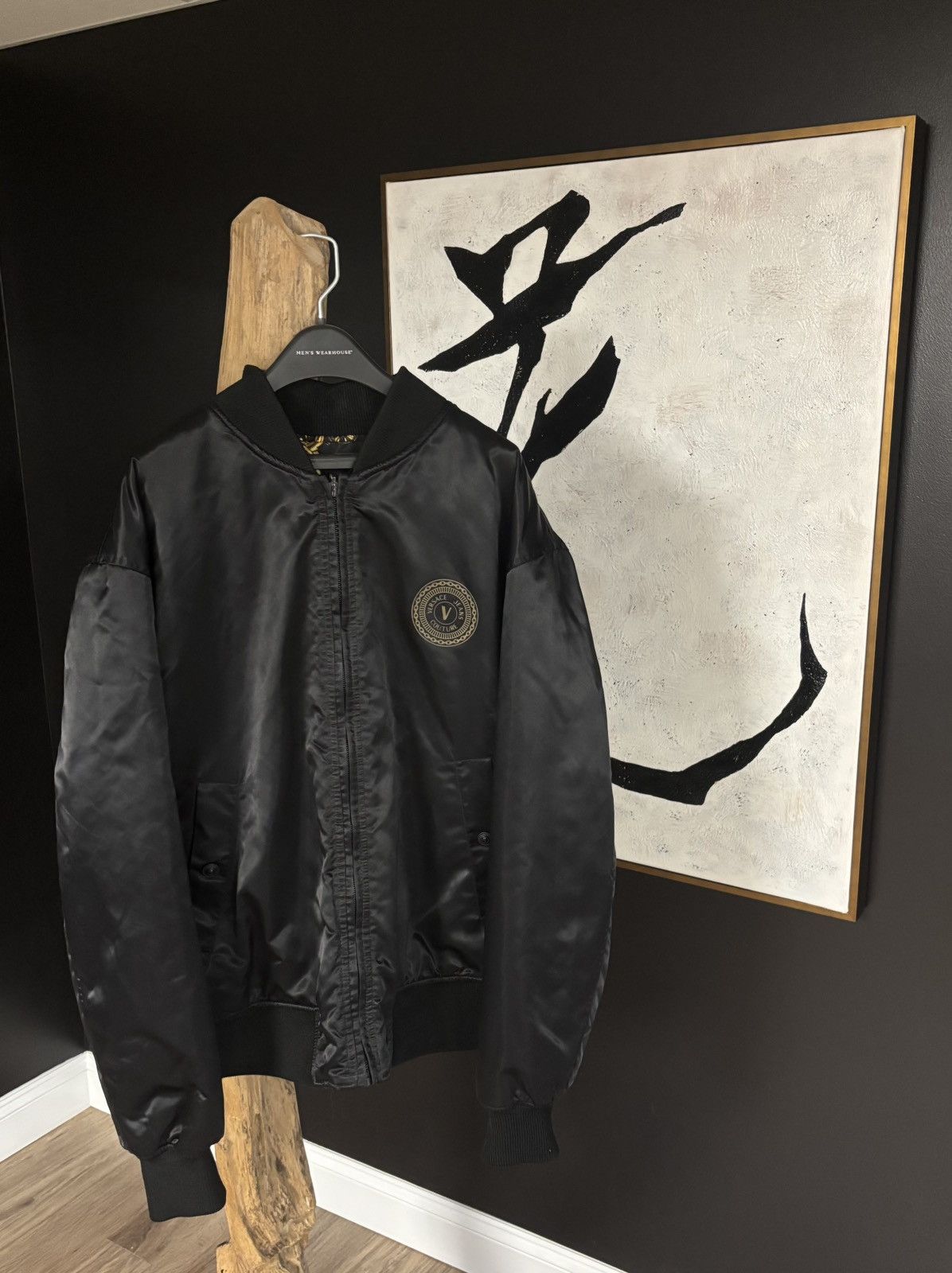 Versace Jeans Couture REVERSIBLE Versace Jeans Couture Bomber (Black/Gold) Size US L / EU 52-54 / 3 - 2 Thumbnail