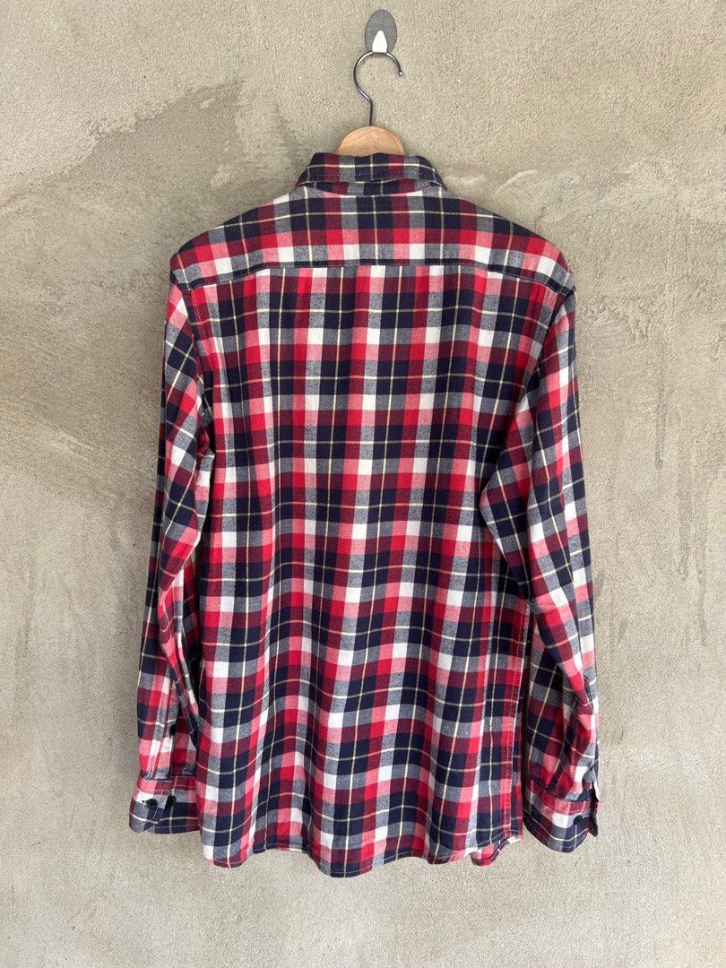 Japanese Brand Japanese Brand Uniqlo Checked Plaid Tartan Button Up Shirt Size US M / EU 48-50 / 2 - 7 Thumbnail