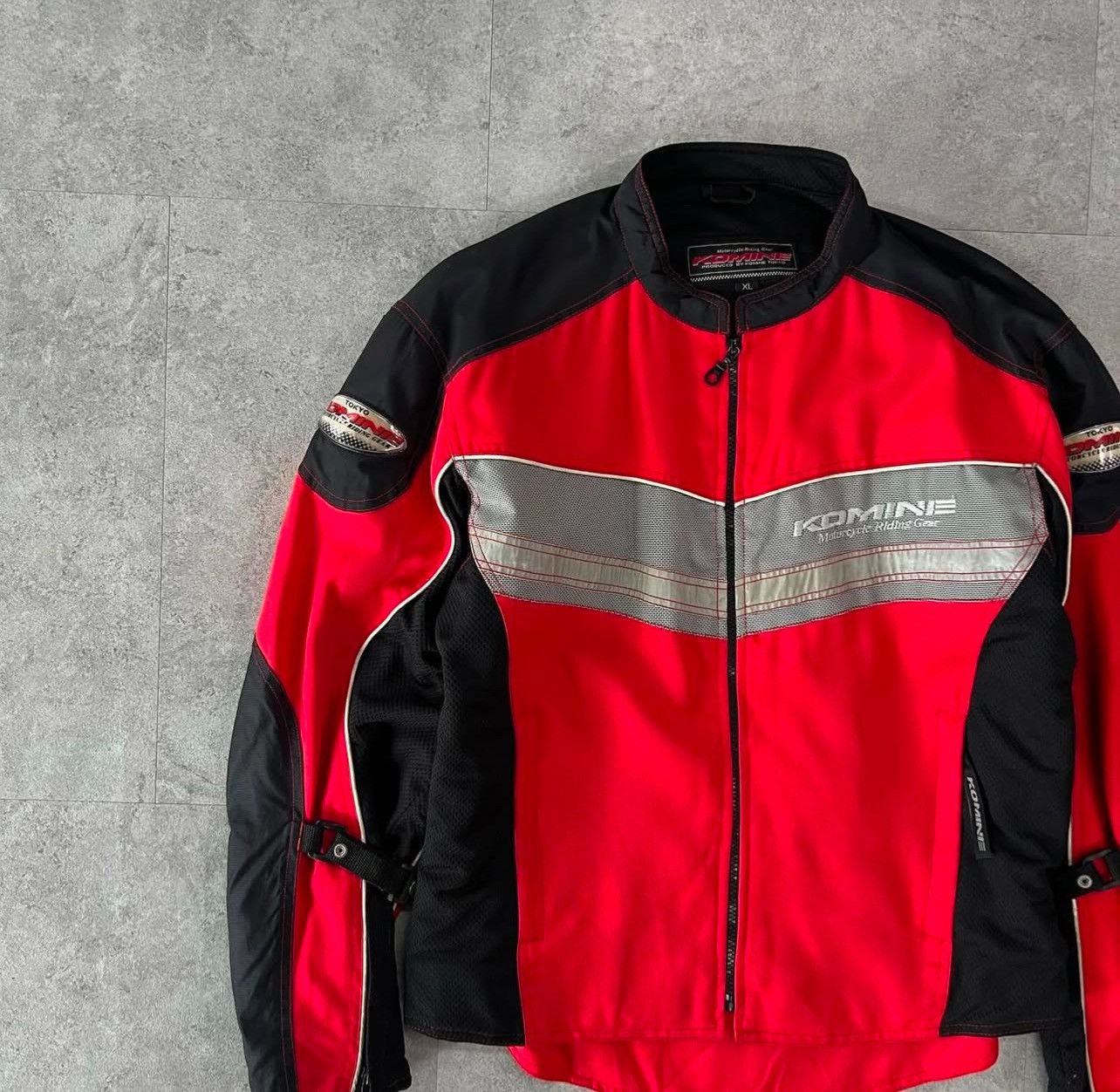 Vintage Komine Tokyo Racing Motorcycle jacket Size US XL / EU 56 / 4 - 3 Thumbnail