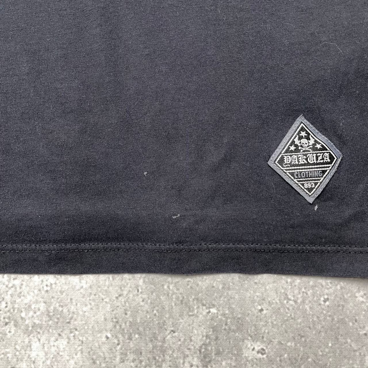 Japanese Brand Yakuza Aggressive Y2K T Shirt Black/ Gray Size XL Size US XL / EU 56 / 4 - 15 Thumbnail